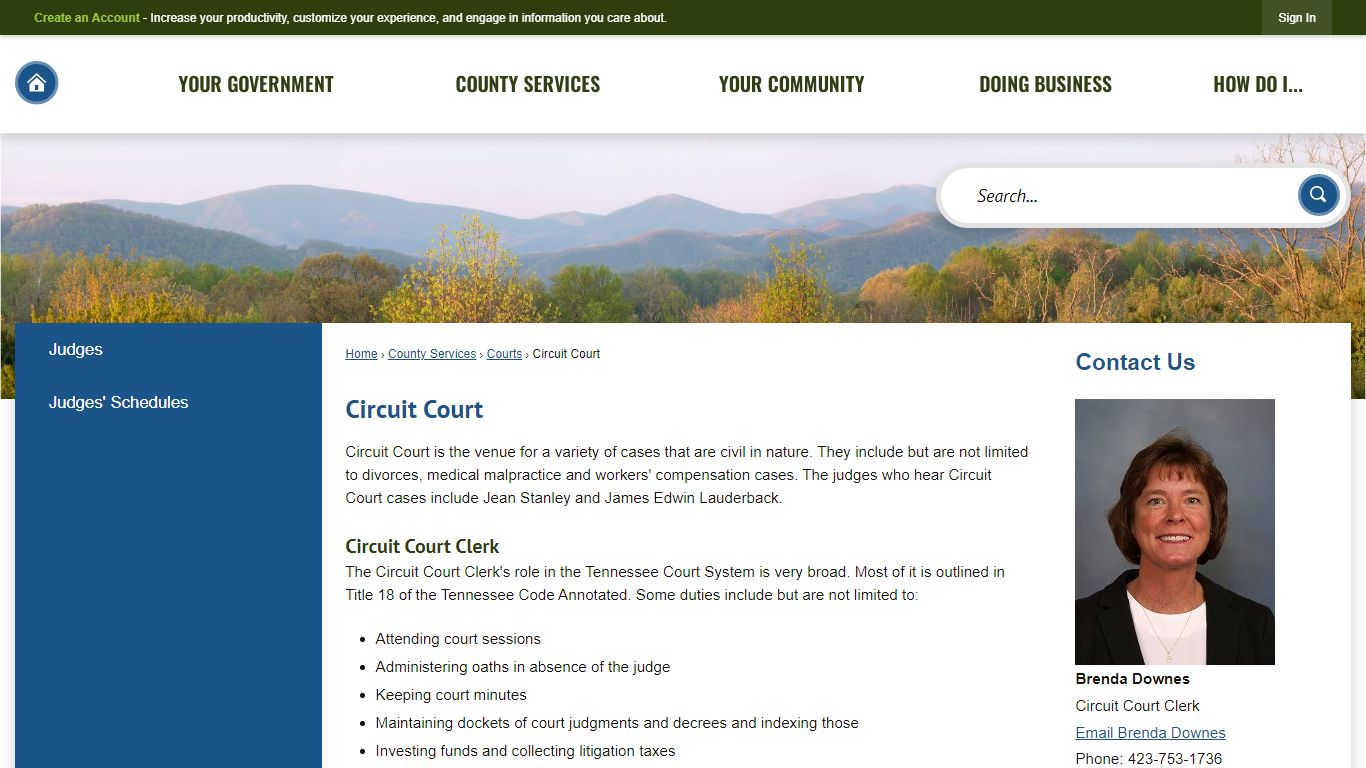 Circuit Court | Washington County, TN